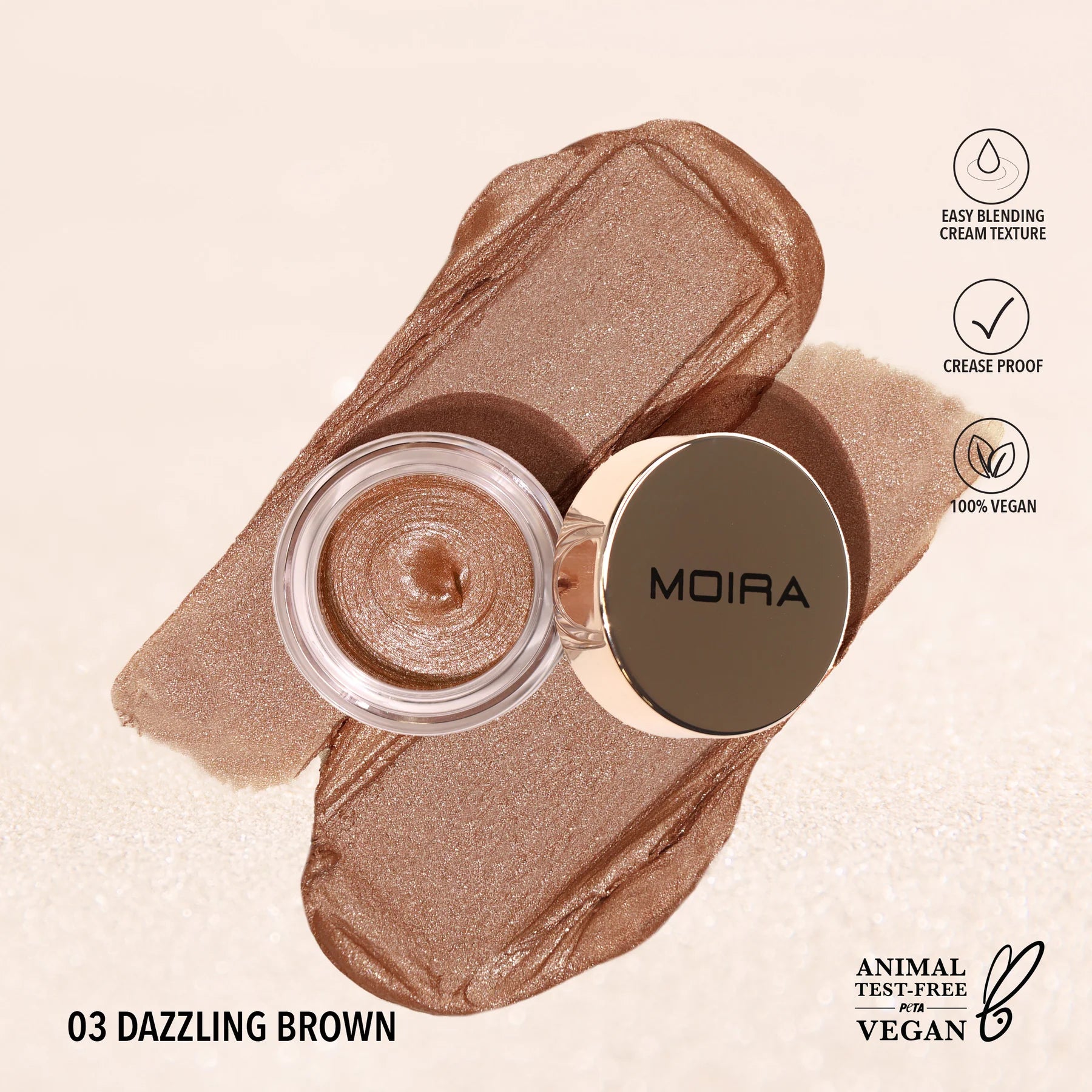 Everlust Shimmer Cream Shadow - Moira Beauty