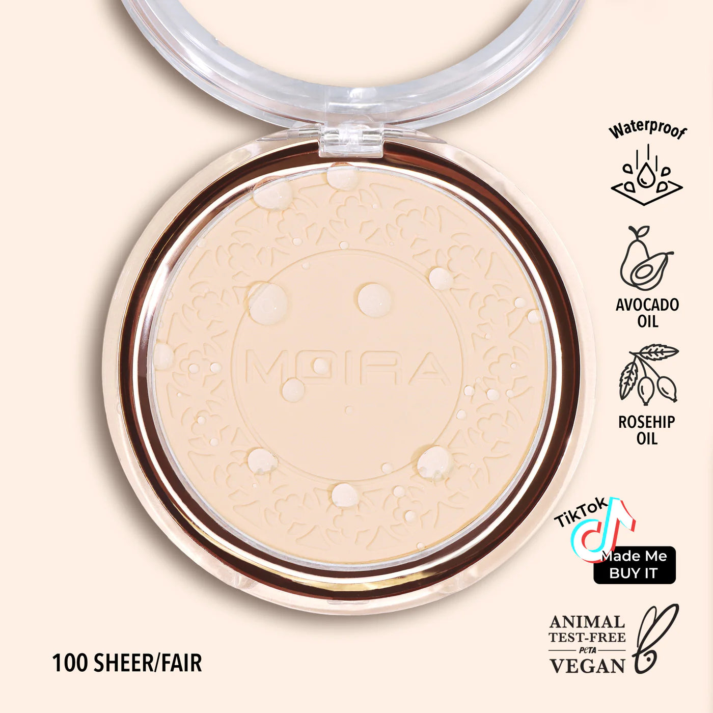 Soft Focus Waterproof Setting Powder - Moira Beauty