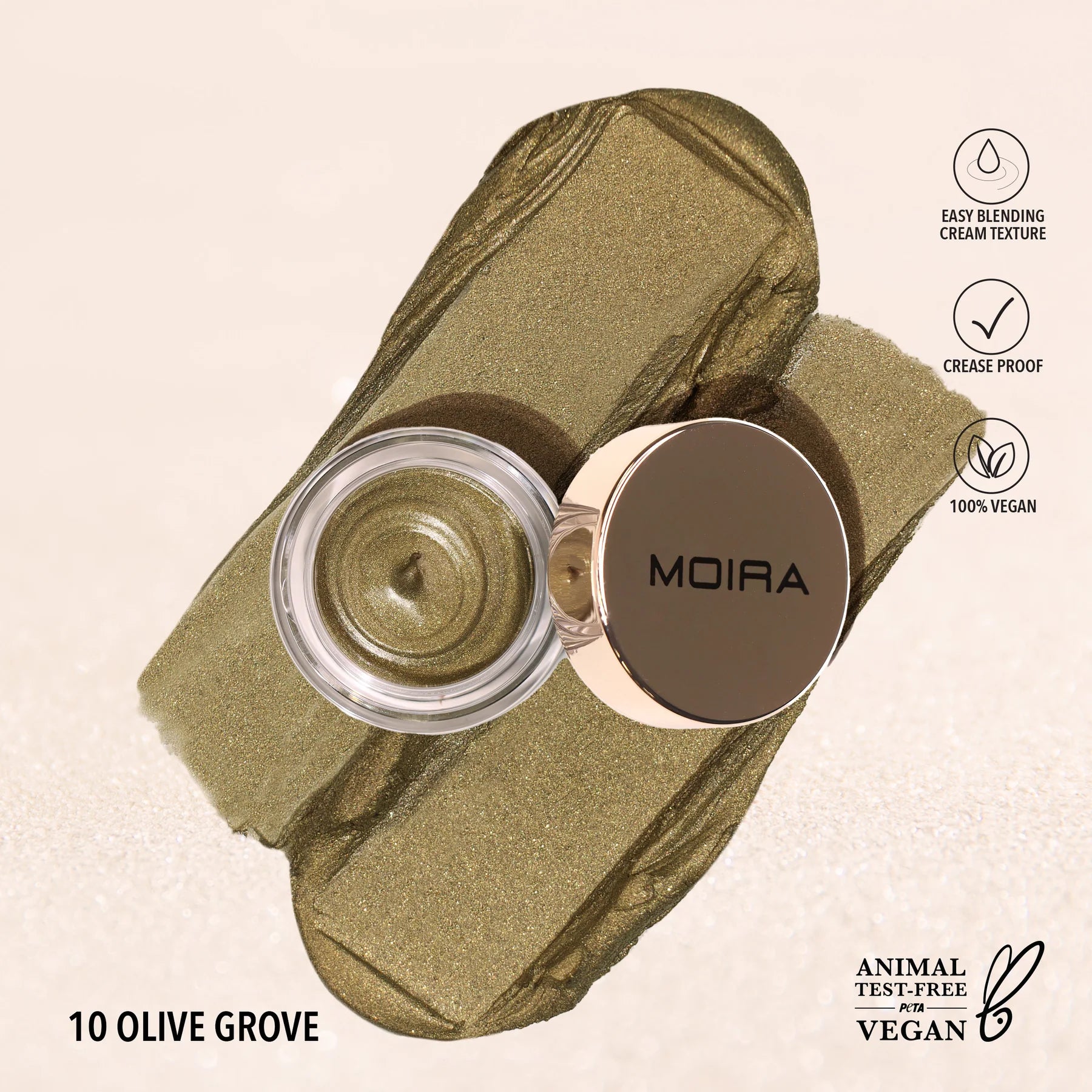 Everlust Shimmer Cream Shadow - Moira Beauty