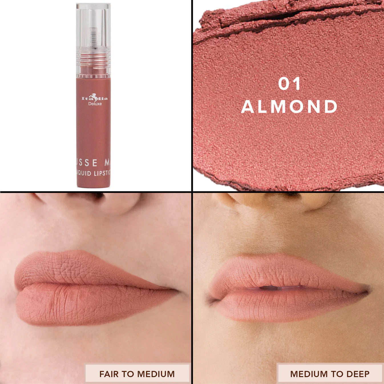 Mousse Matte Labial Liquido - Italia Deluxe