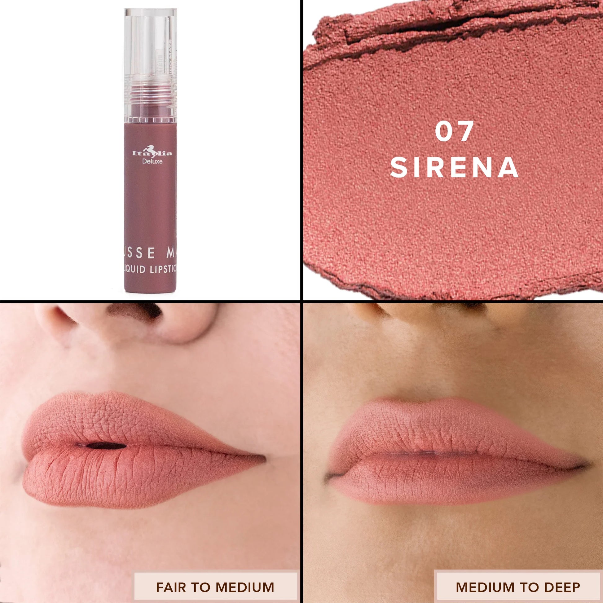 Mousse Matte Labial Liquido - Italia Deluxe