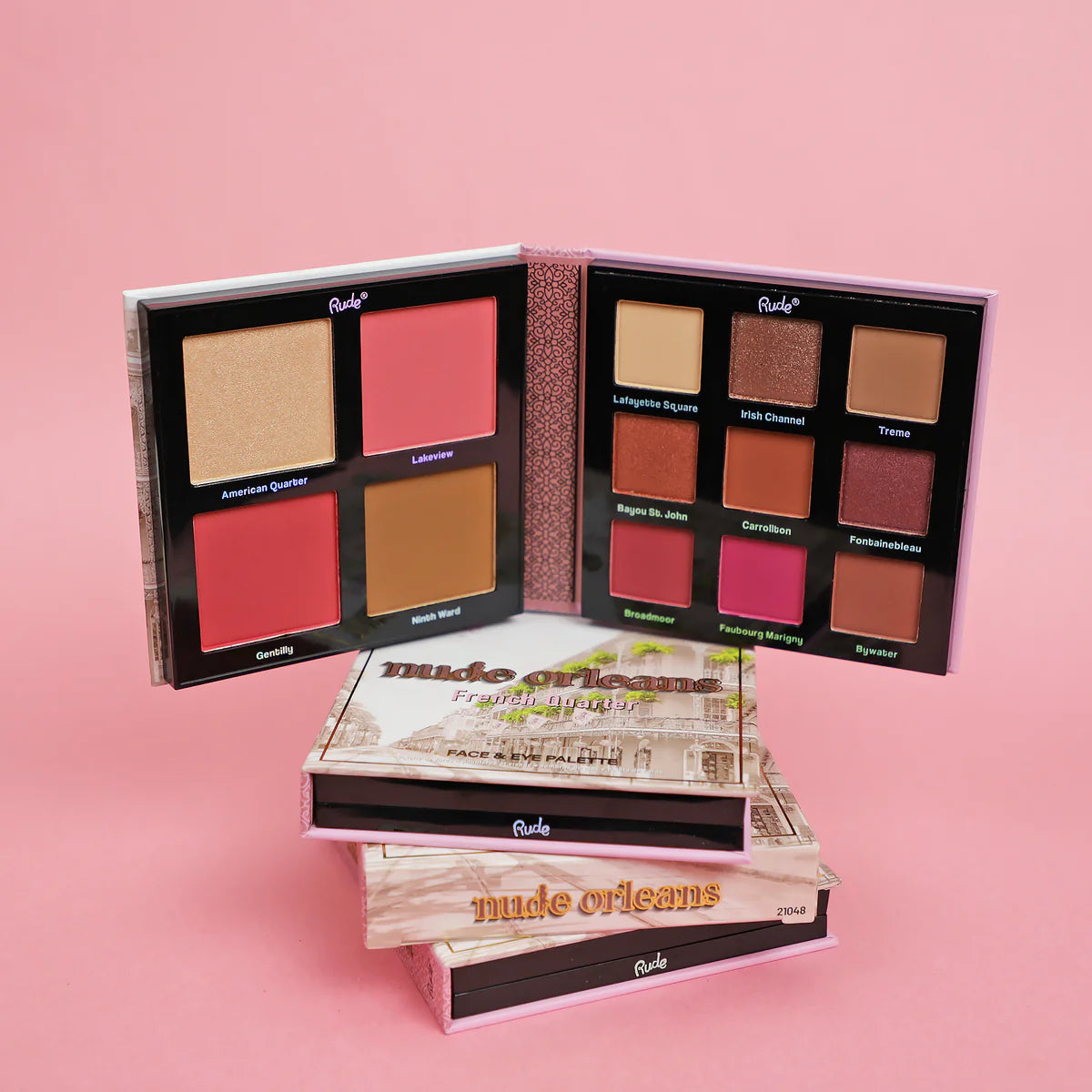 Nude Orleans Face and Eye Palette - Rude Cosmetics