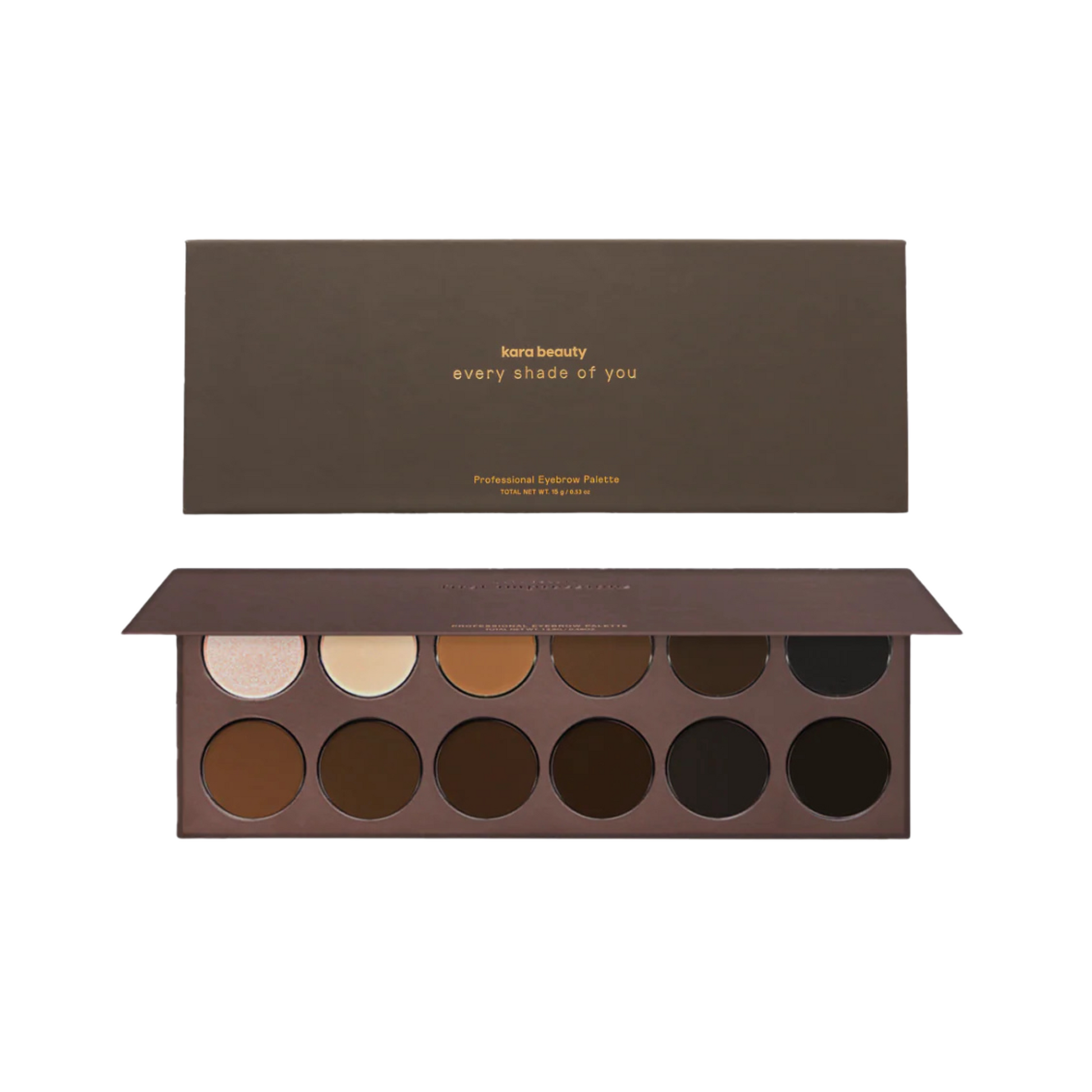Every Shade of You Gel & Powder Eyebrow Palette - Kara Beauty