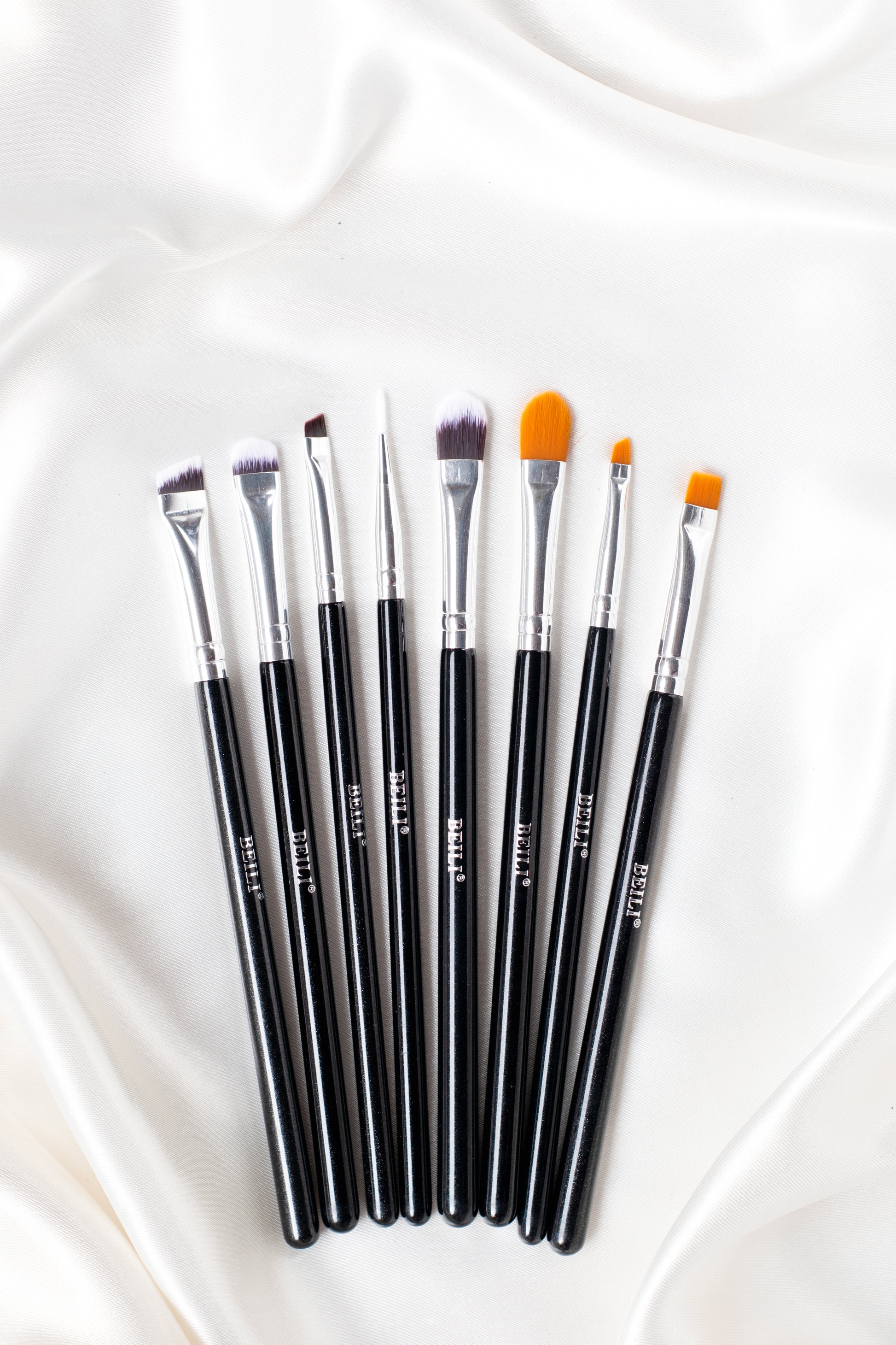 Set 8 Brochas Delineado Profesional - Beili Beauty