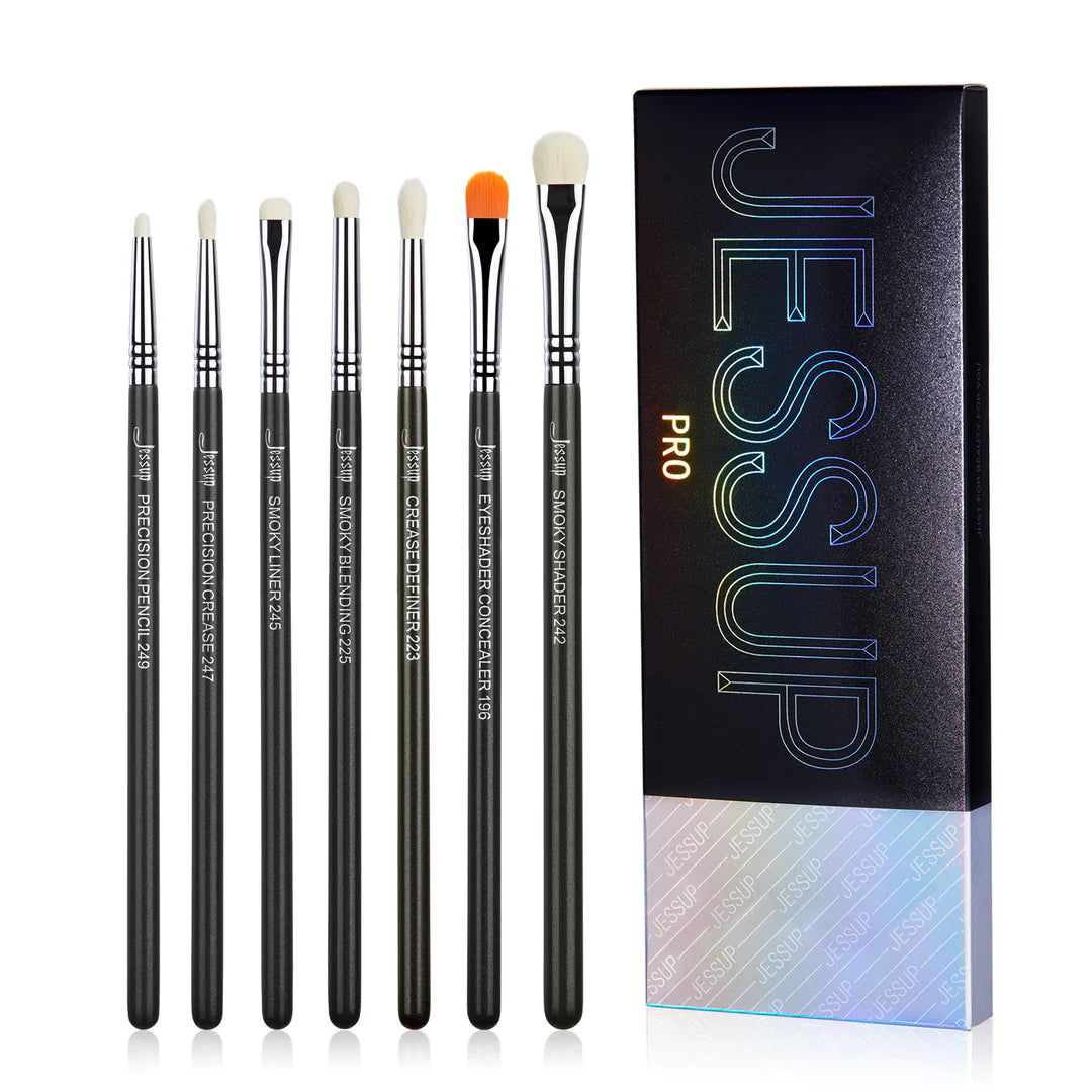 Set 7 Brochas Ojos Profesional T334 - Jessup Beauty