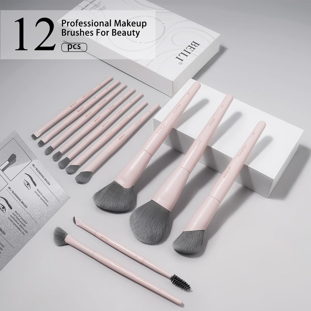 Set 12 Brochas - Beili Beauty