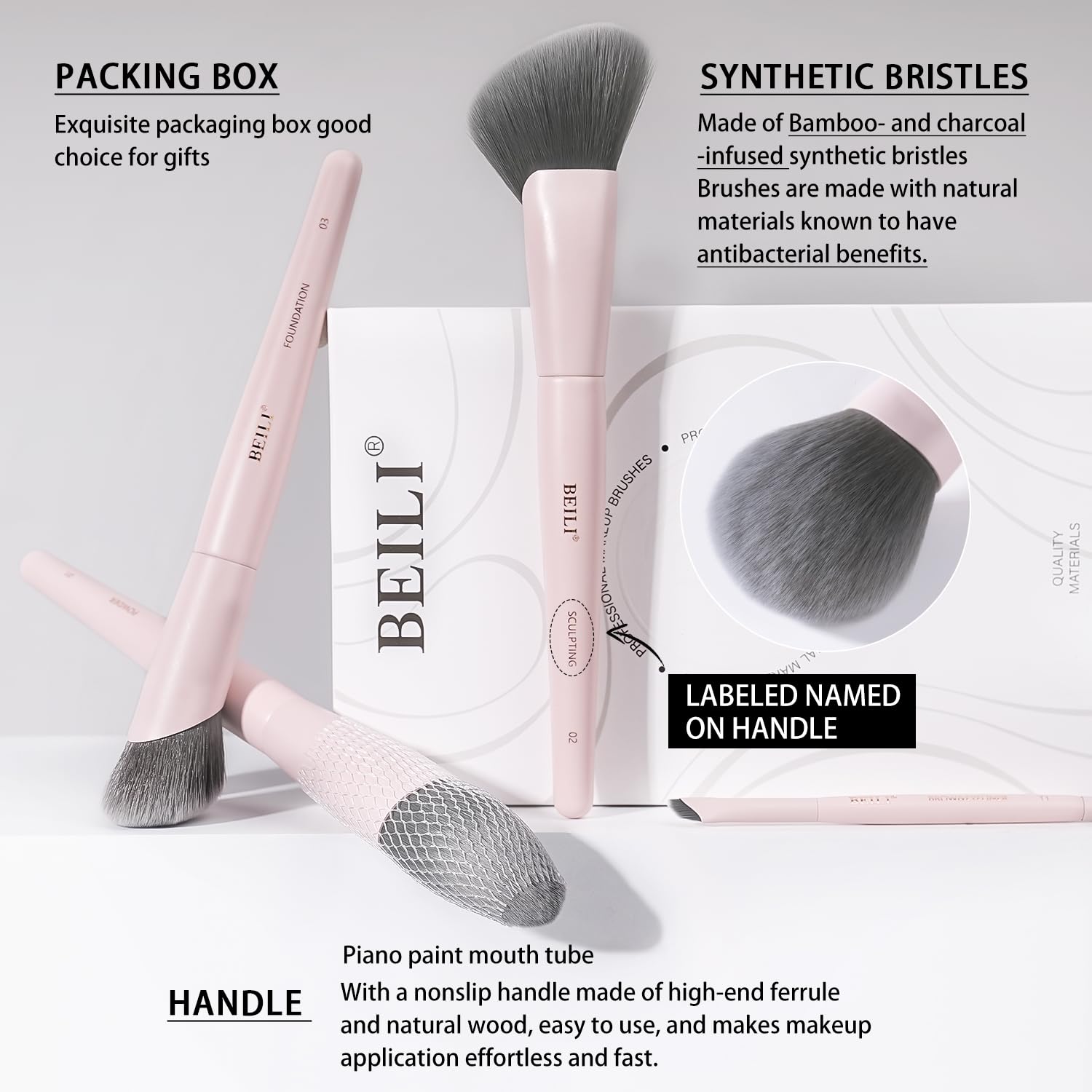 Set 12 Brochas - Beili Beauty
