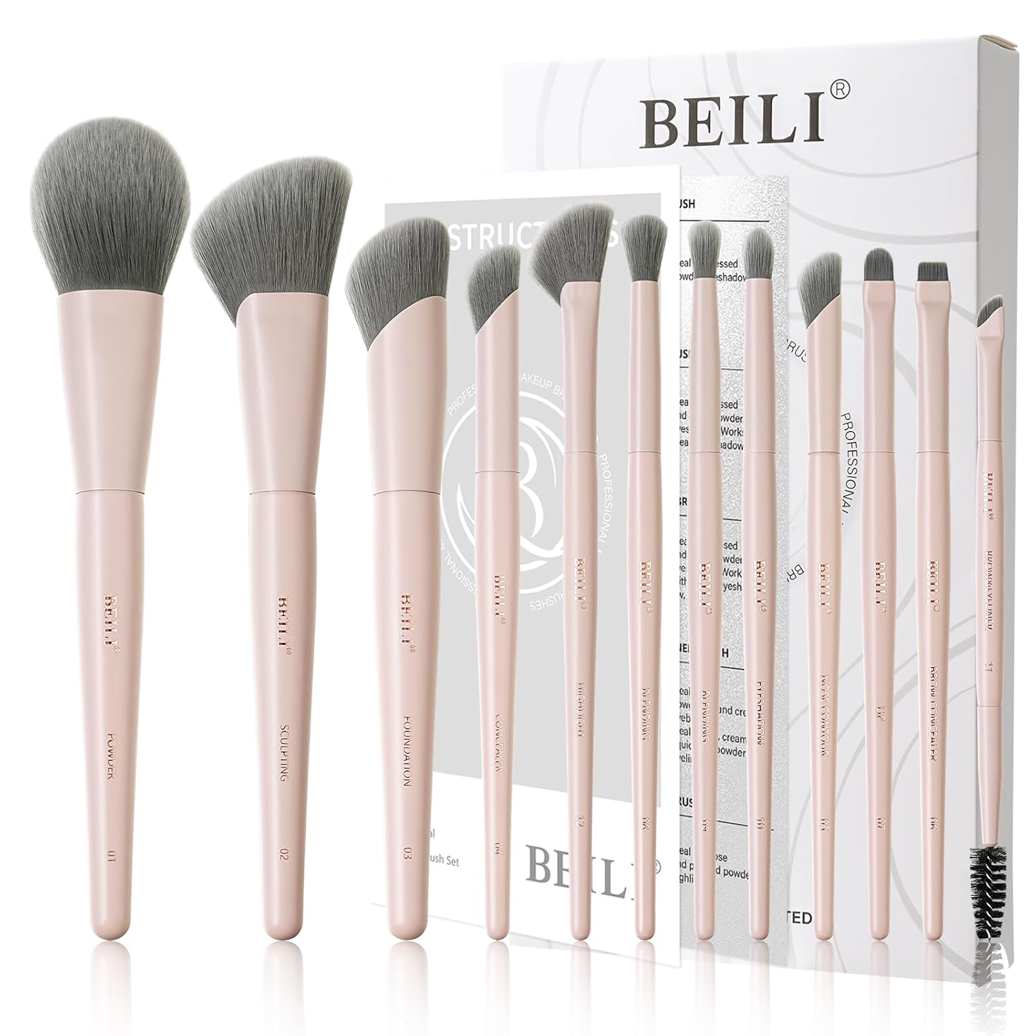 Set 12 Brochas - Beili Beauty