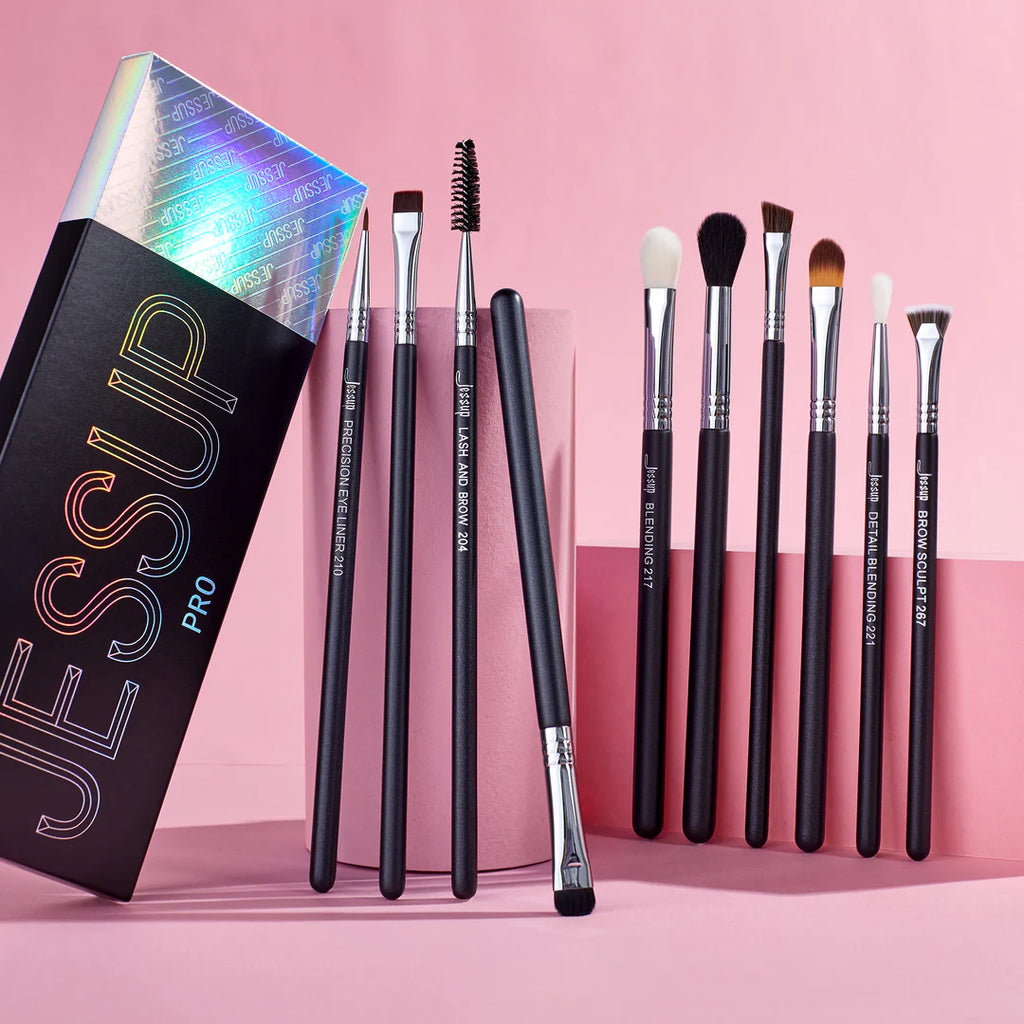 Set 10 Brochas Ojos Profesional T315 - Jessup Beauty