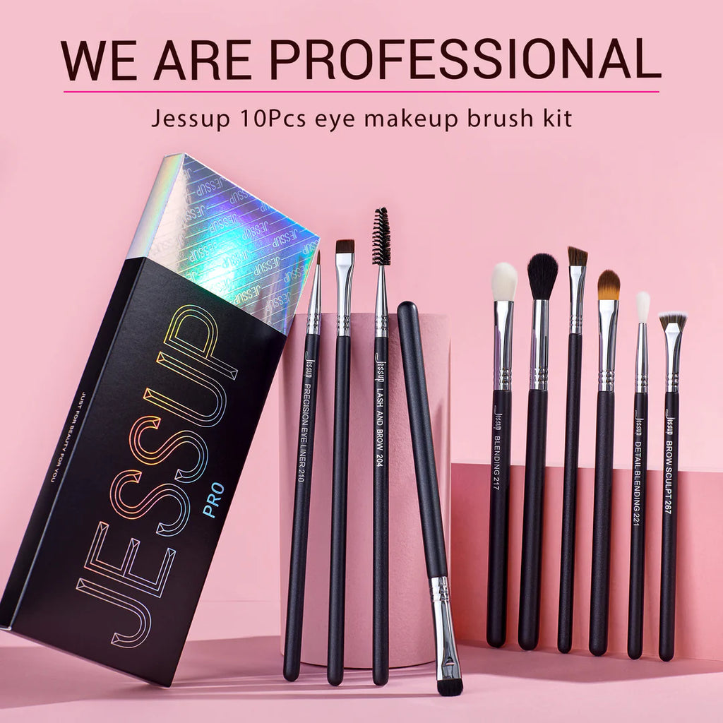 Set 10 Brochas Ojos Profesional T315 - Jessup Beauty