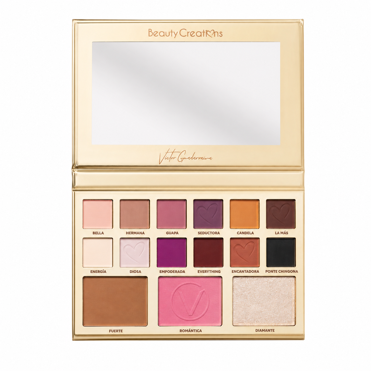 Victor Guadarrama x Beauty Creations Paleta de Rostro y Sombras - Beauty Creations