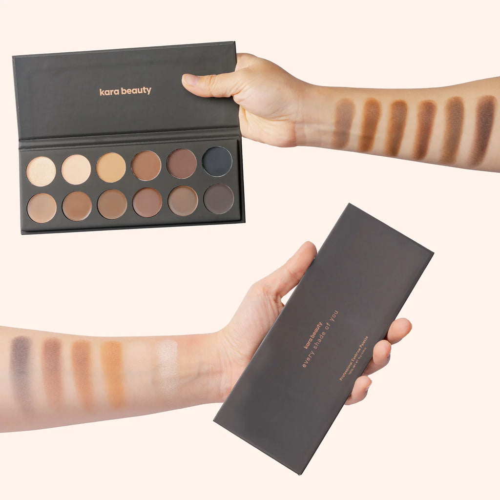 Every Shade of You Gel & Powder Eyebrow Palette - Kara Beauty