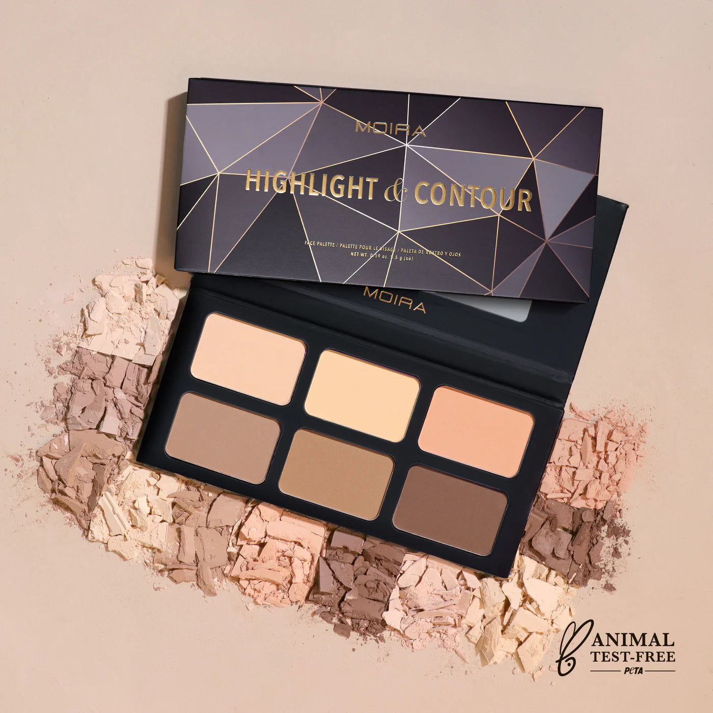 Highlight & Contour Palette - Moira Beauty
