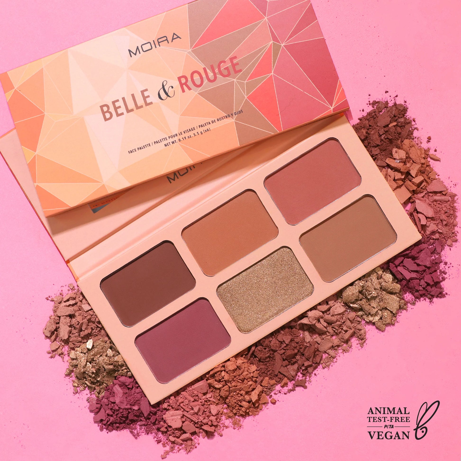 Belle & Rouge Paleta de Rubores - Moira Beauty