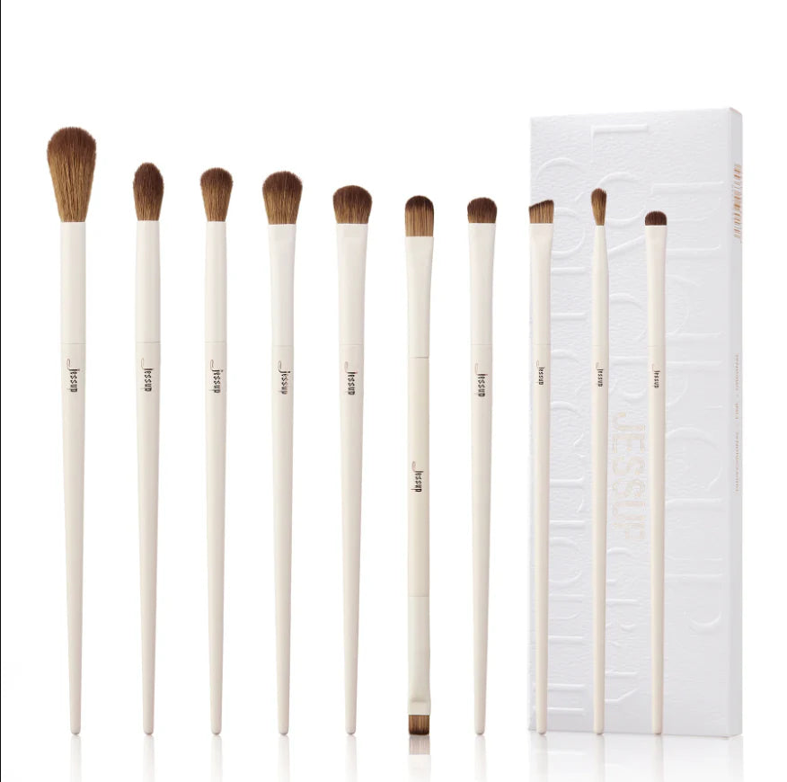 Set 14 Brochas Luxury Light Gray T329 - Jessup Beauty