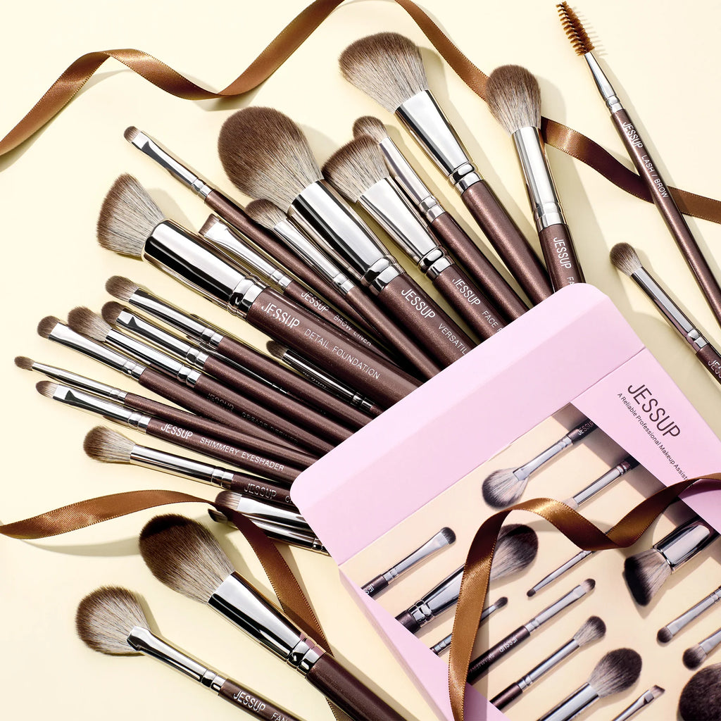 Set 25 Brochas Brown T511 - Jessup Beauty