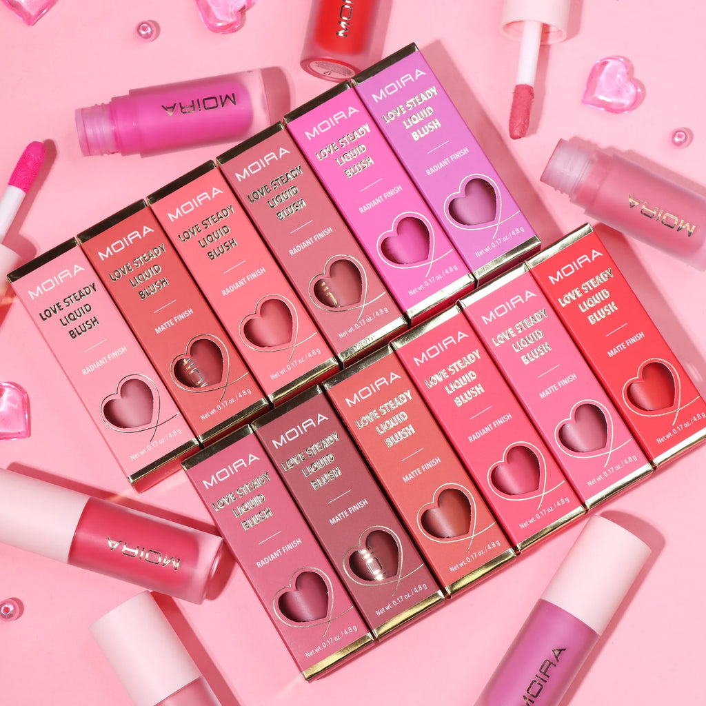 Love Steady Rubor Liquido - Moira Beauty