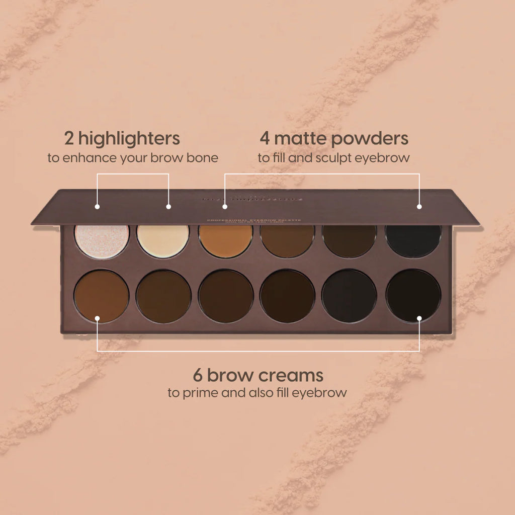 Every Shade of You Gel & Powder Eyebrow Palette - Kara Beauty