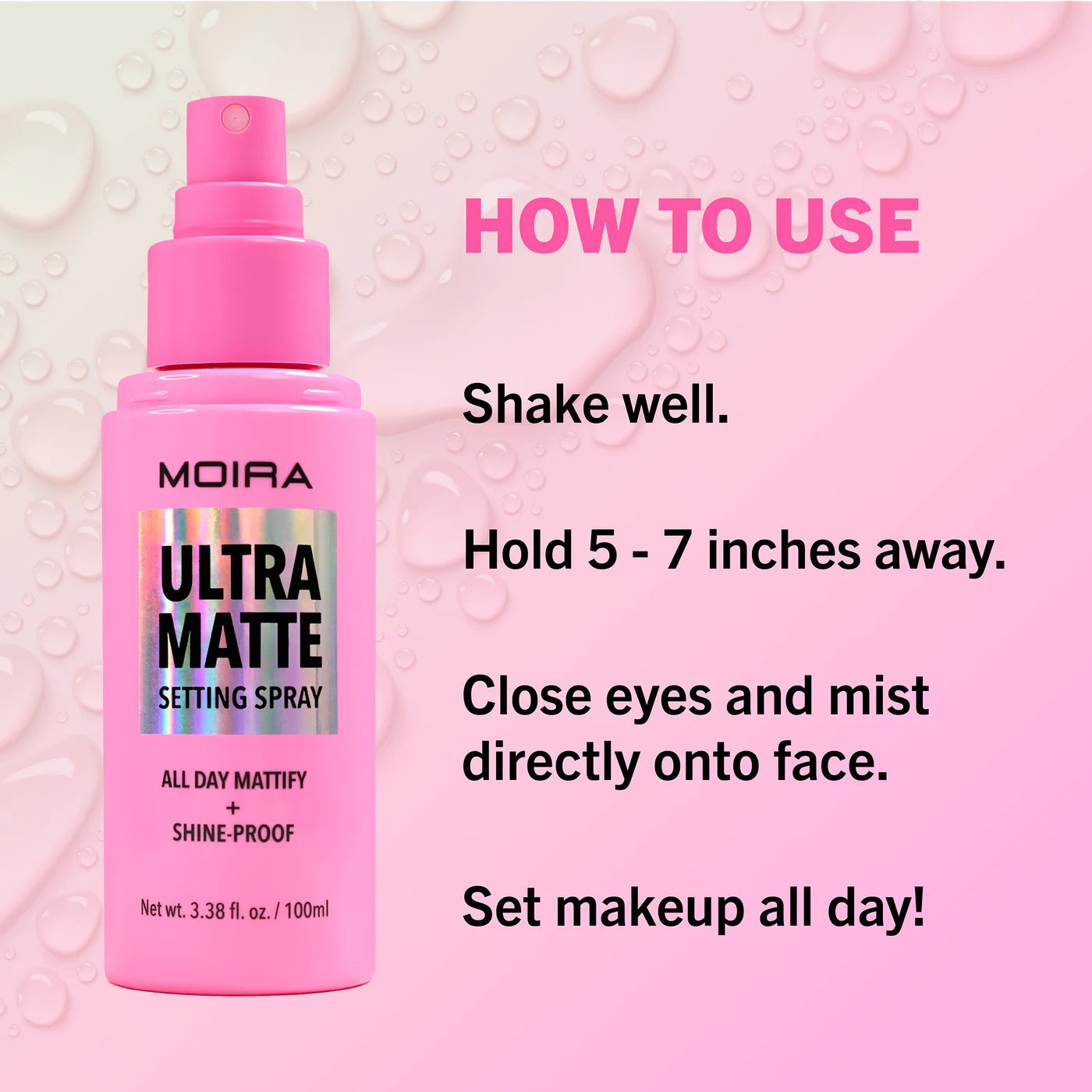 Ultra Matte Setting Spray - Moira Beauty