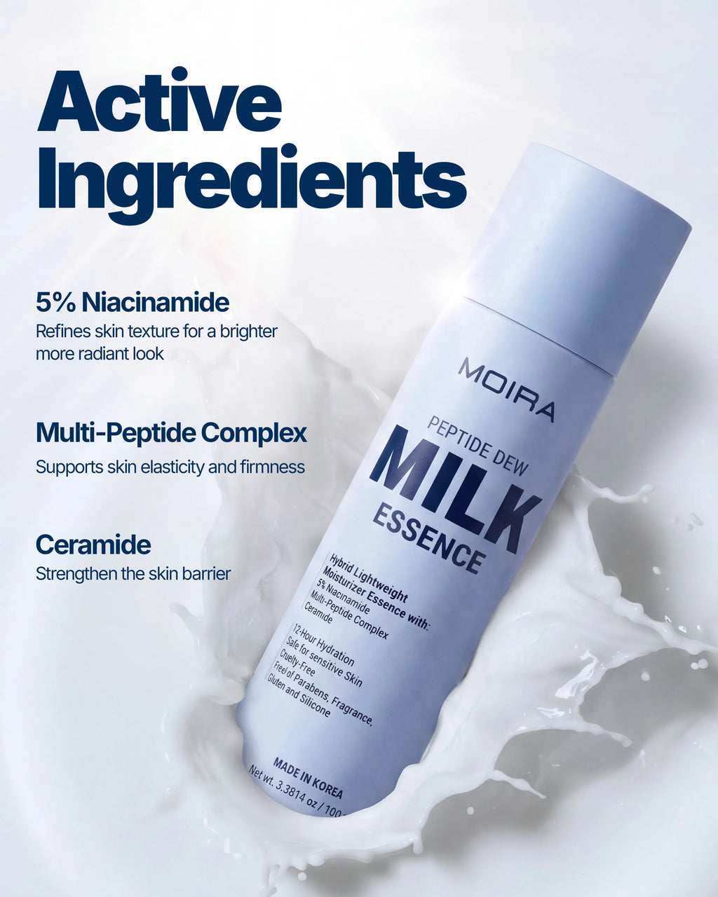 Peptide Dew Milk Essence - Moira