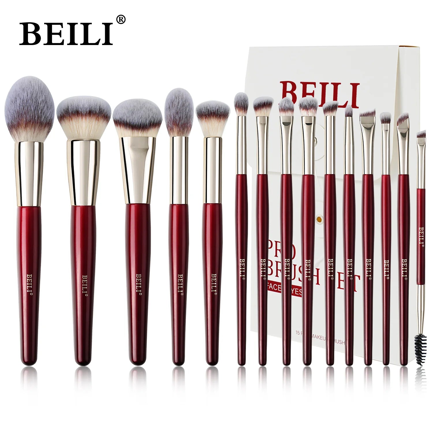 Set 15 Brochas - Beili Beauty