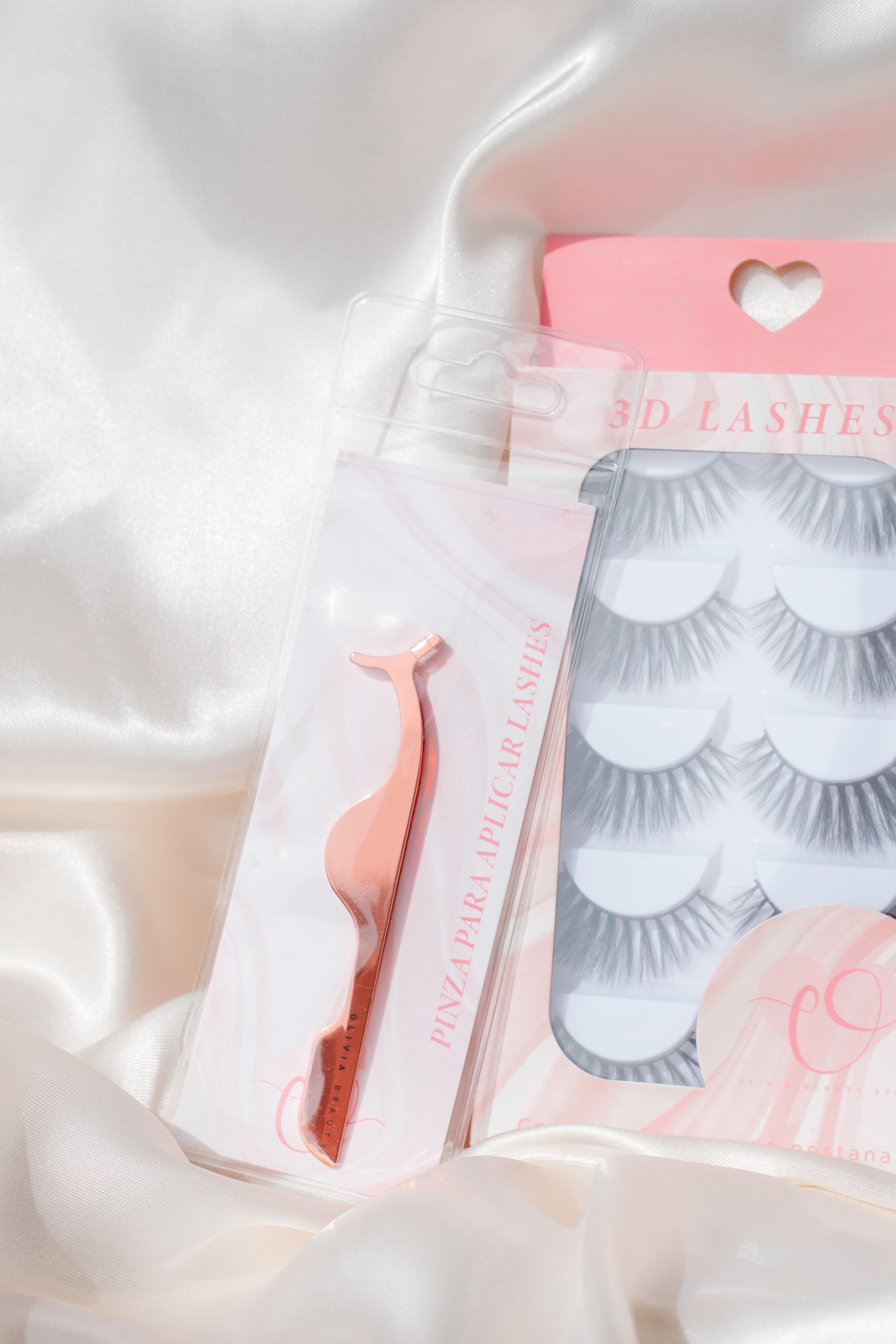 Pinza Aplicadora 3D Lashes - Olivia Beauty