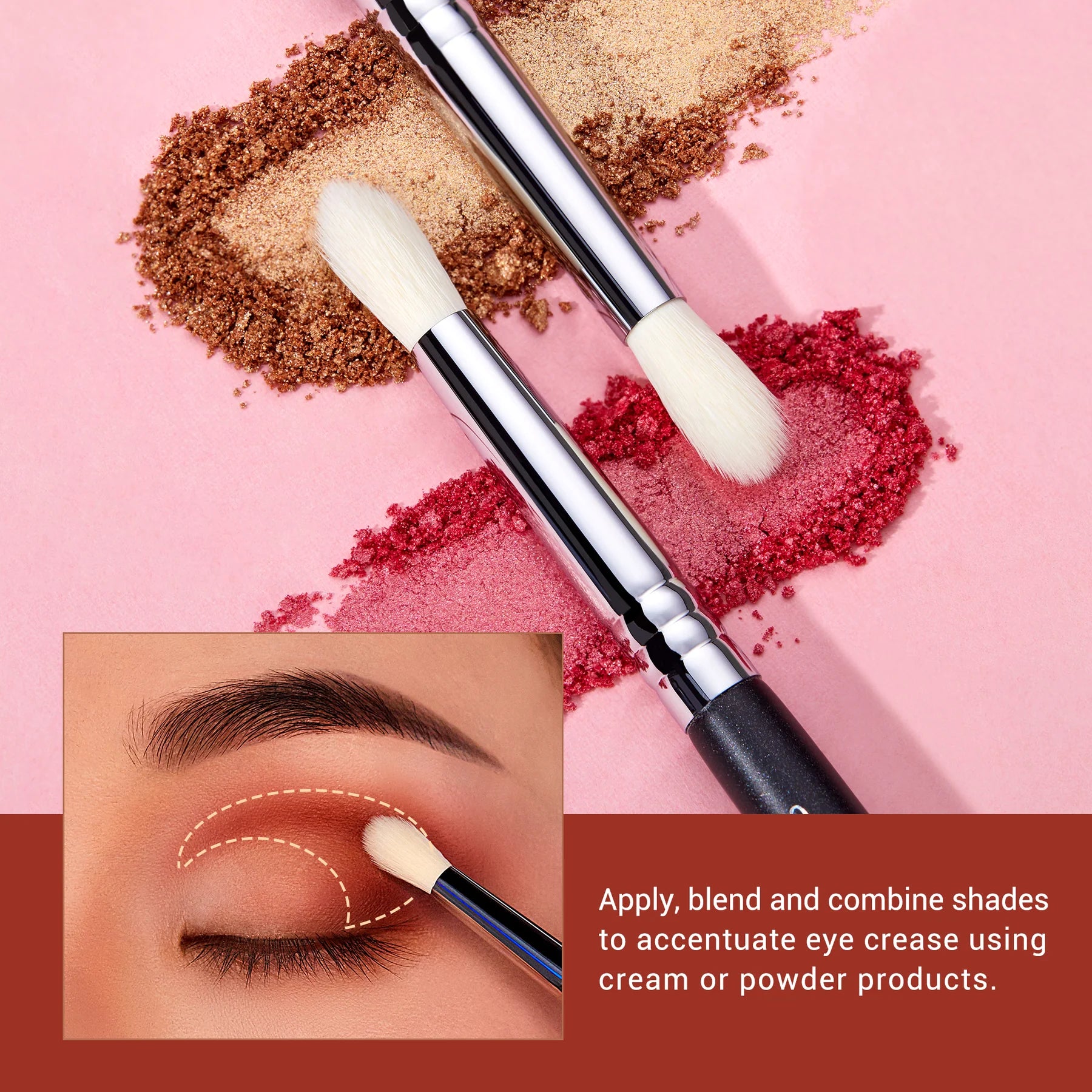 Brocha Individual Difuminadora Profesional 223 - Jessup Beauty