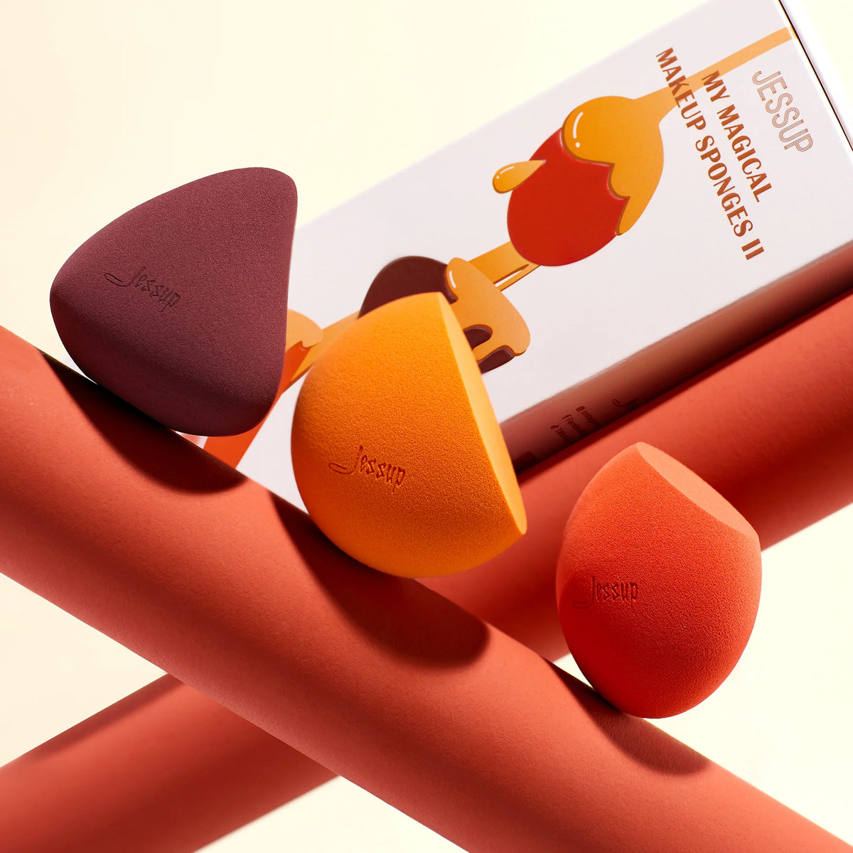 Trio de Esponjas de Maquillaje - Jessup Beauty