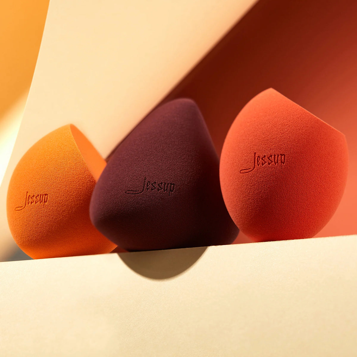 Trio de Esponjas de Maquillaje - Jessup Beauty