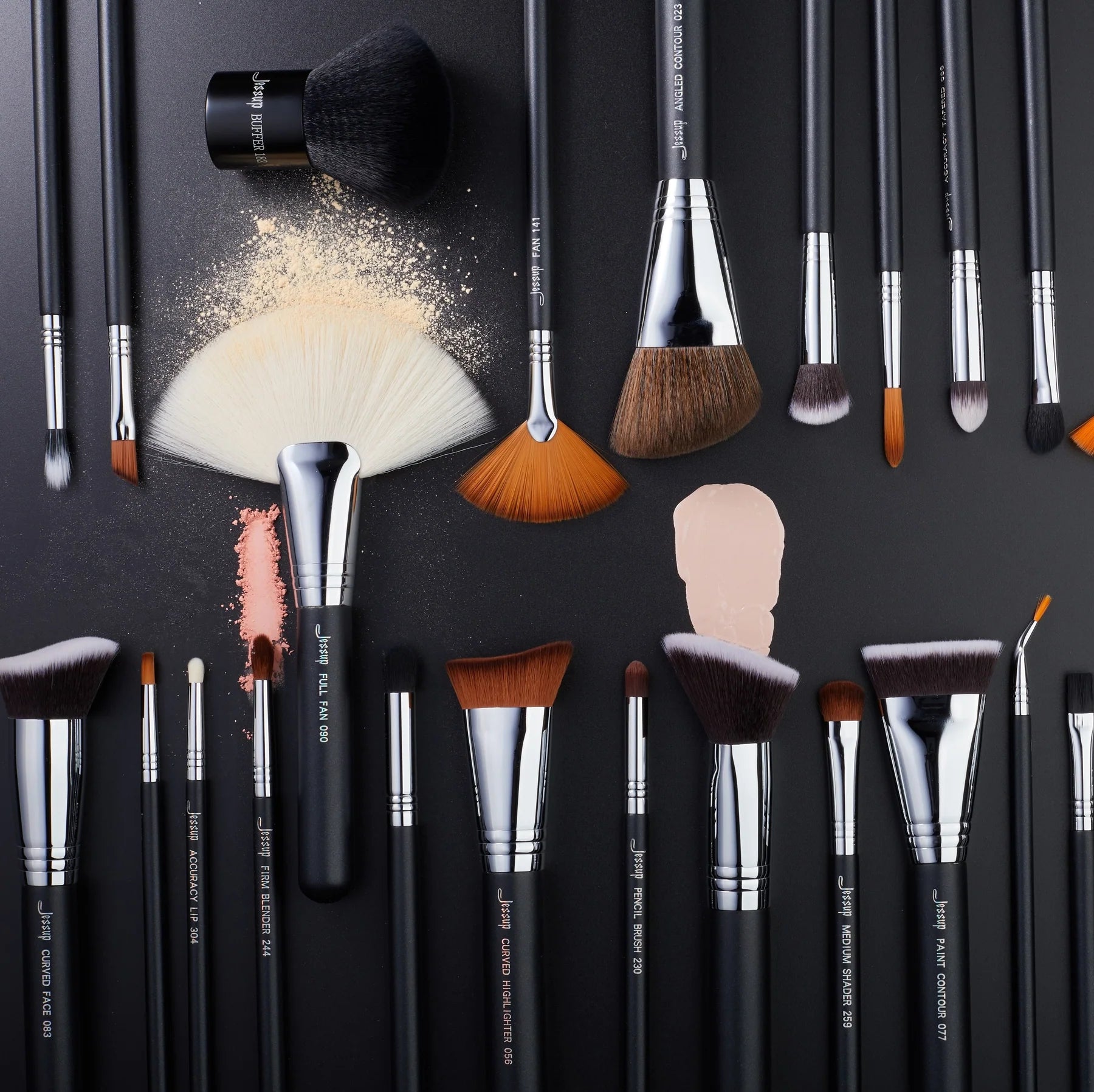 Set 34 Brochas Profesional T313 - Jessup Beauty
