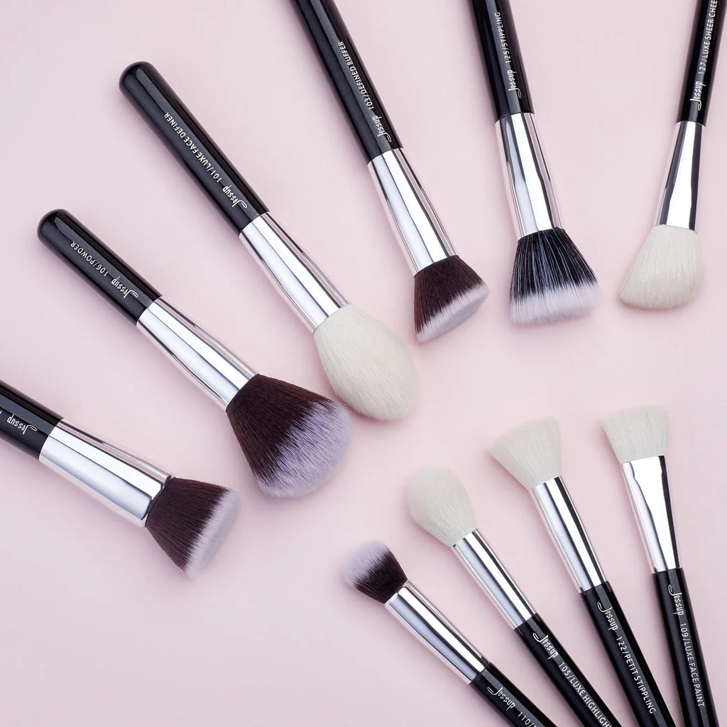 Set 10 Brochas Rostro T186 - Jessup Beauty