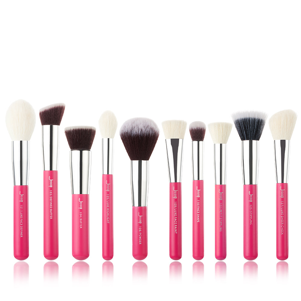 Set 10 Brochas Rostro T206 - Jessup Beauty