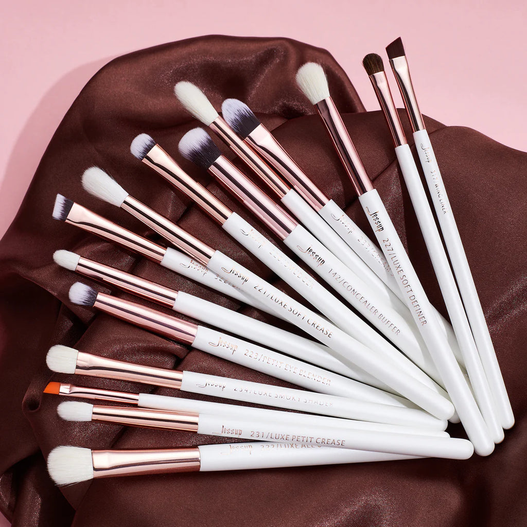 Set 15 Brochas Ojos T217 - Jessup Beauty