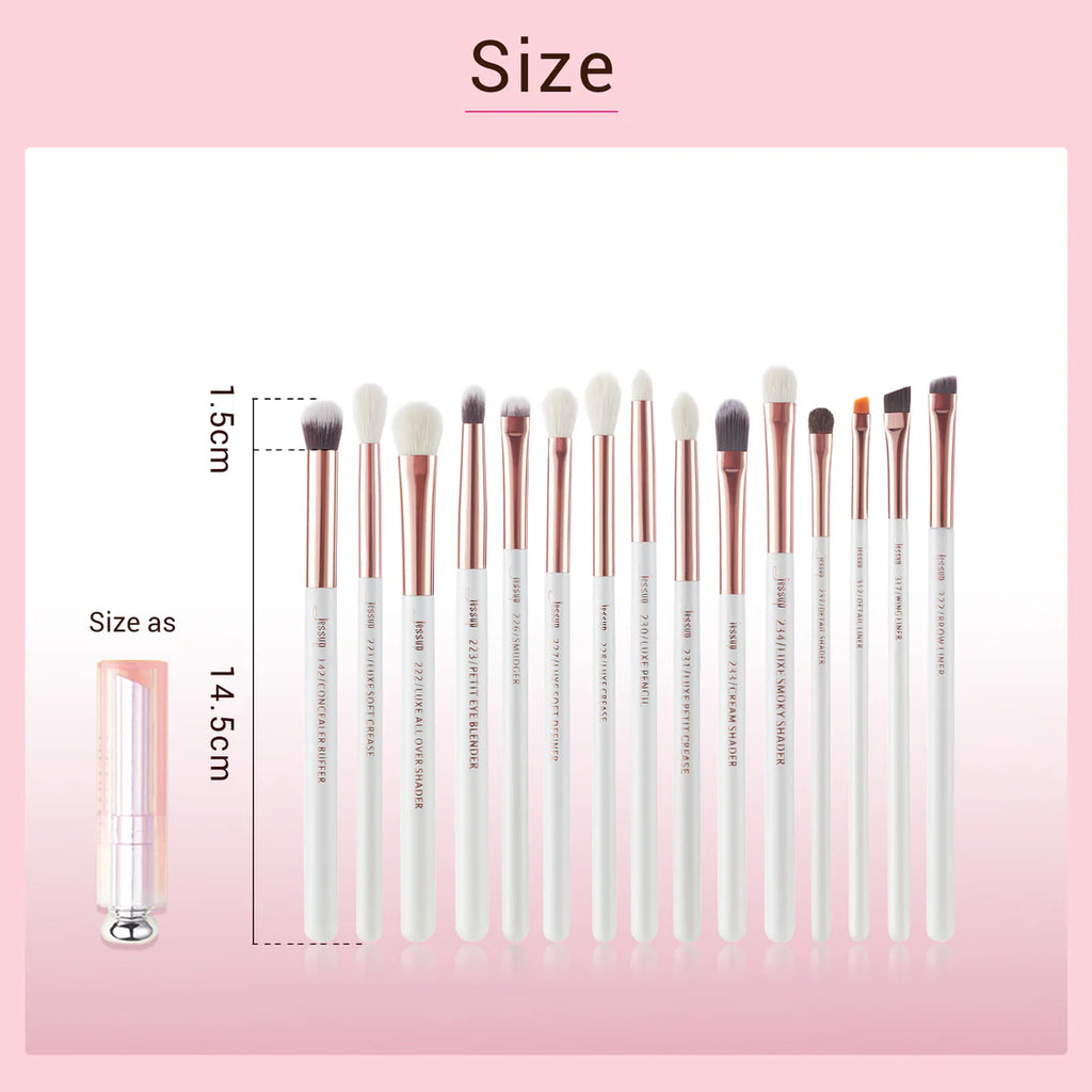 Set 15 Brochas Ojos T217 - Jessup Beauty