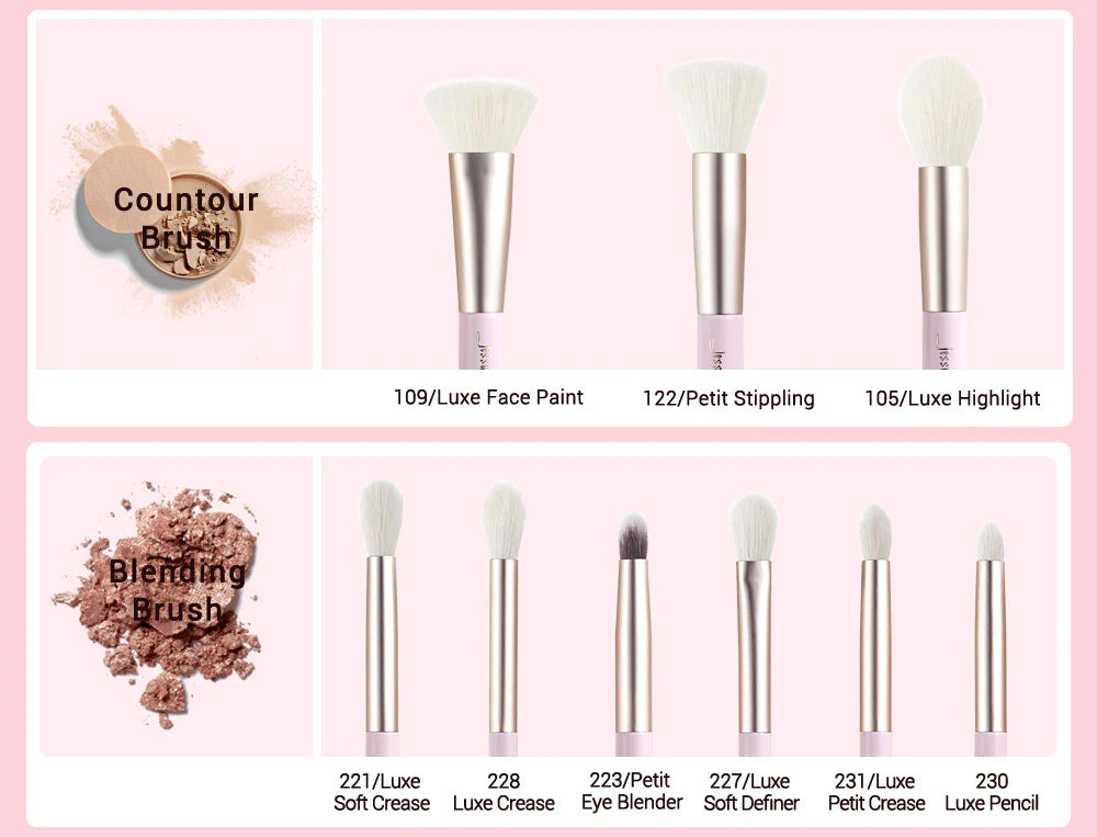Set 15 Brochas T293 - Jessup Beauty