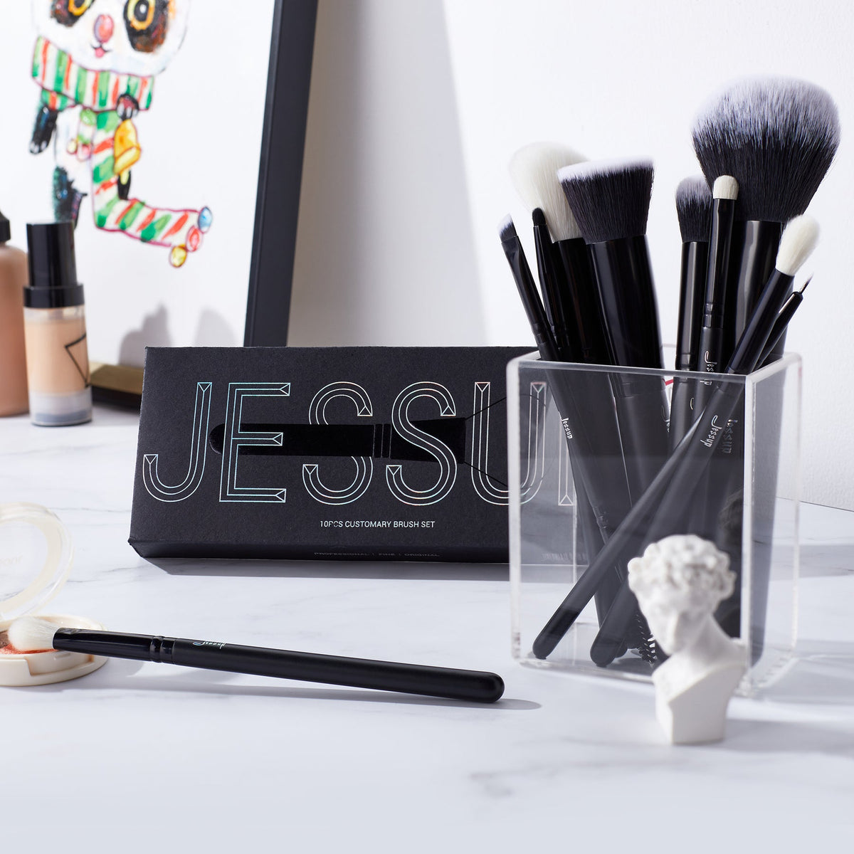 Set 10 Brochas T323 - Jessup Beauty