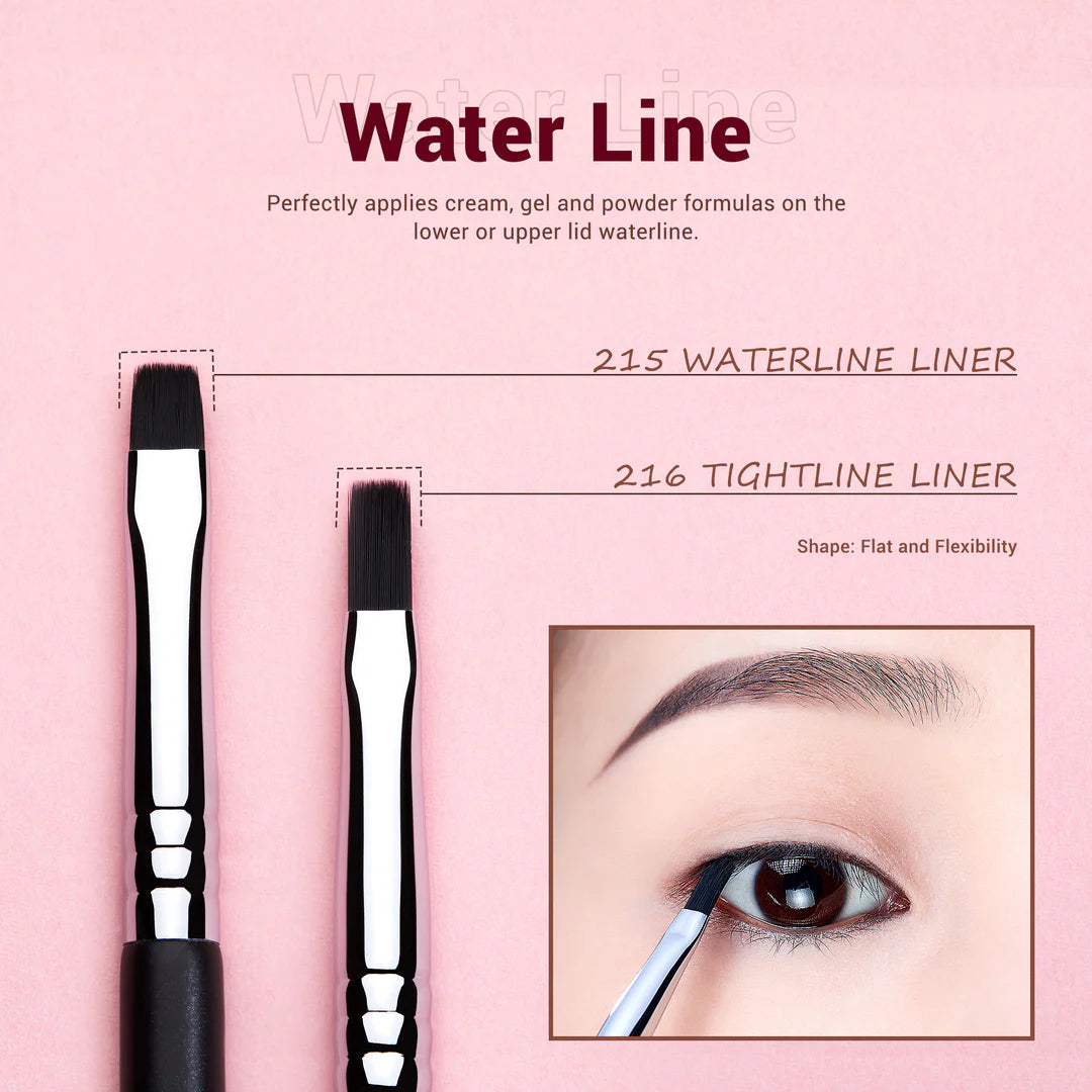 Set 11 Brochas Delineado Profesional T324 - Jessup Beauty