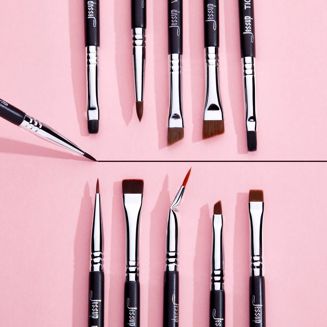 Set 11 Brochas Delineado Profesional T324 - Jessup Beauty