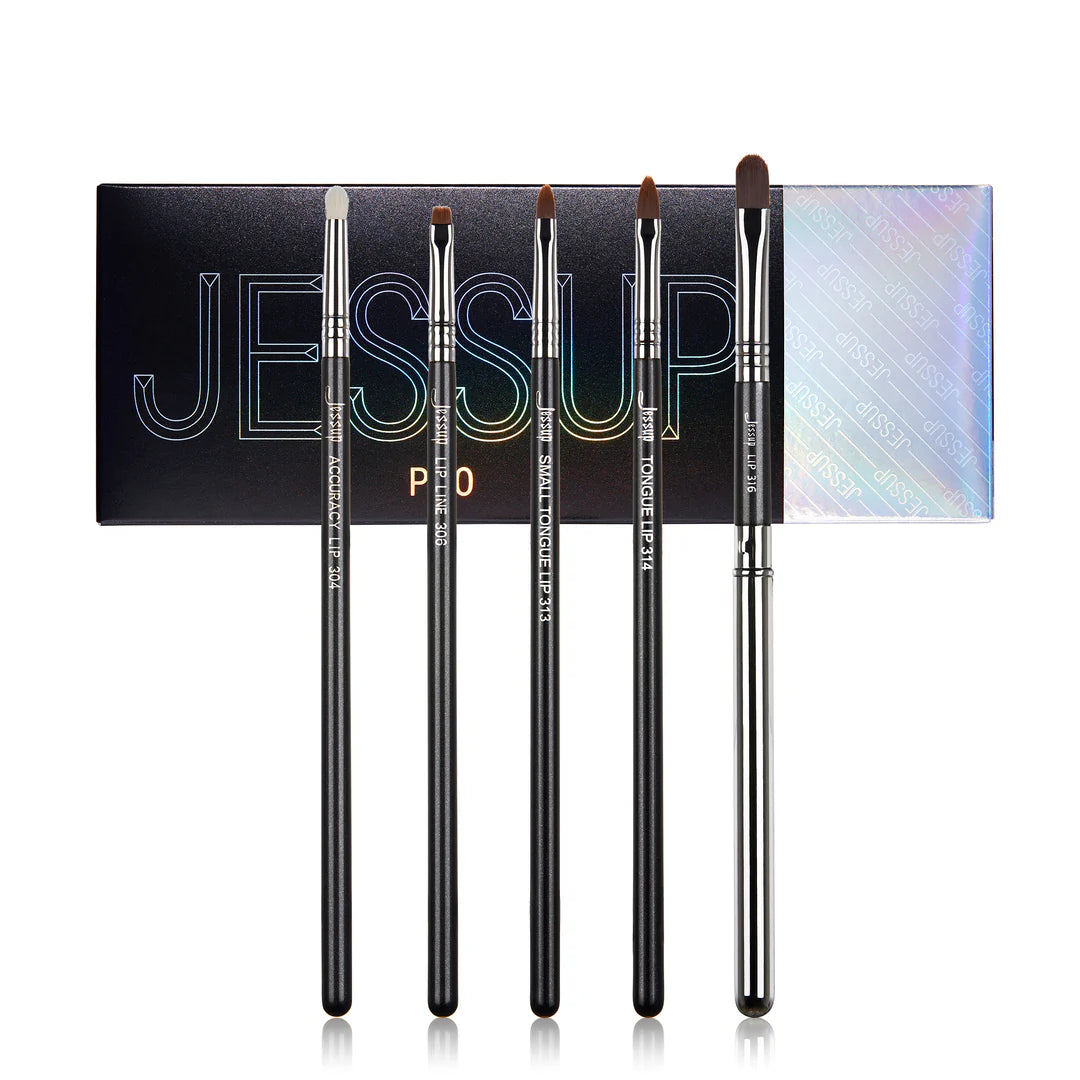 Set 5 Brochas Labios Profesional T325 - Jessup Beauty