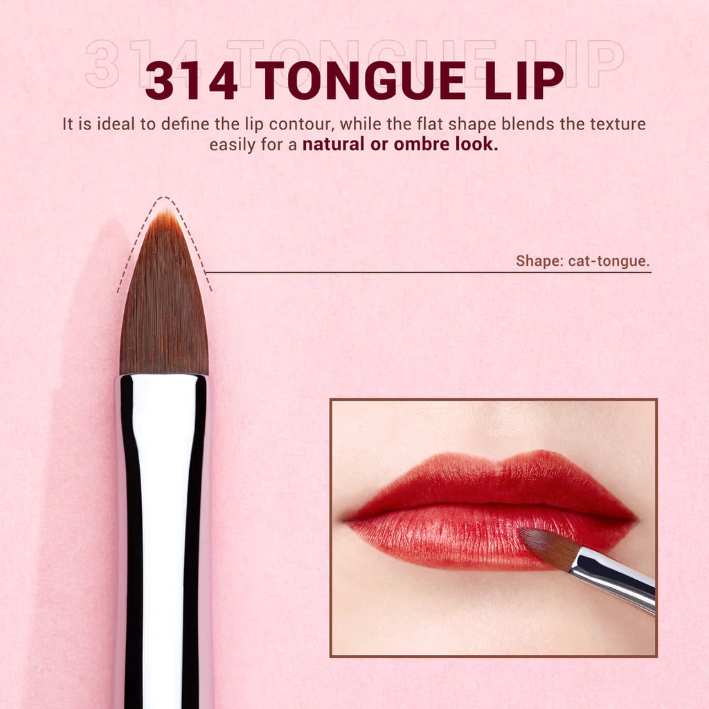 Set 5 Brochas Labios Profesional T325 - Jessup Beauty
