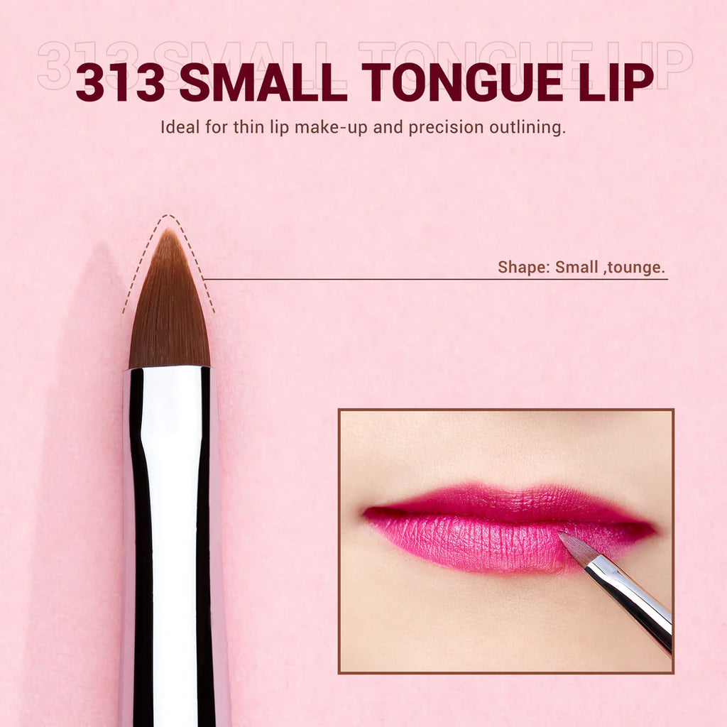 Set 5 Brochas Labios Profesional T325 - Jessup Beauty