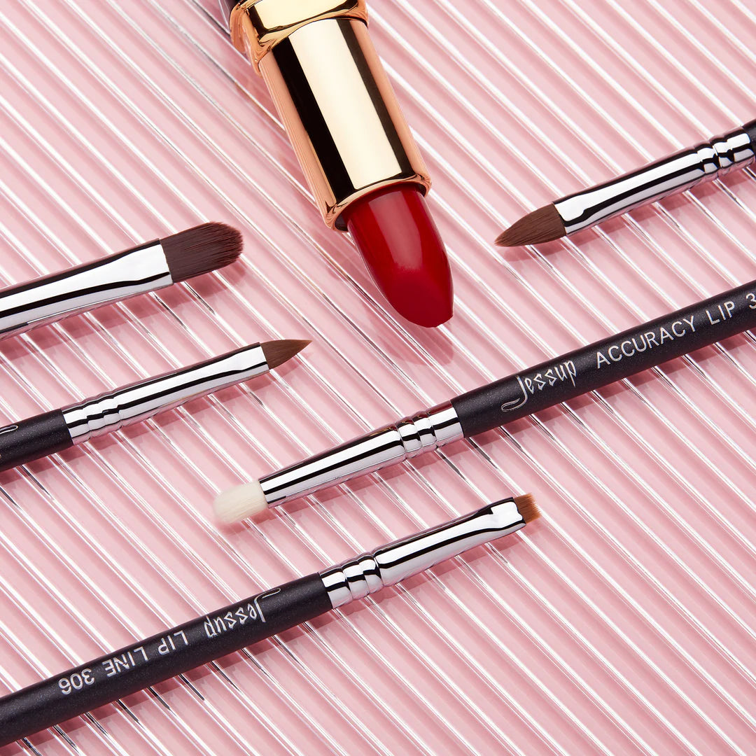 Set 5 Brochas Labios Profesional T325 - Jessup Beauty