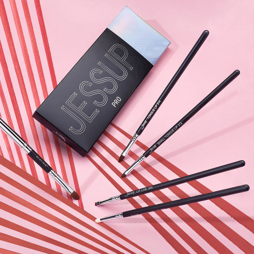 Set 5 Brochas Labios Profesional T325 - Jessup Beauty