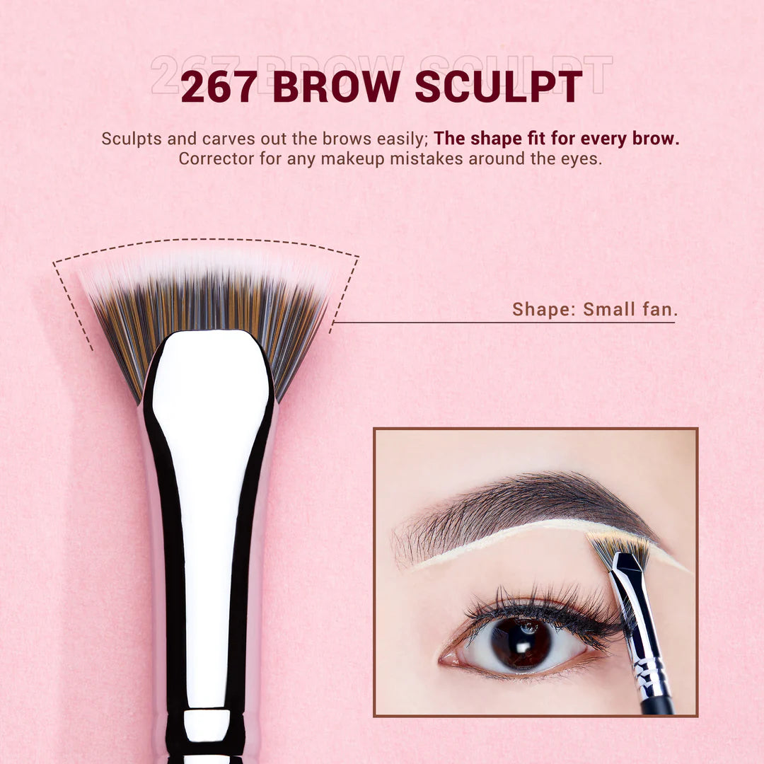Set 3 Brochas Cejas Profesional T326 - Jessup Beauty