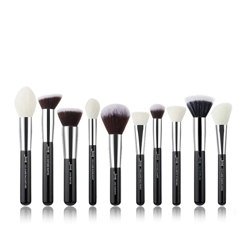 Set 10 Brochas Rostro T186 - Jessup Beauty