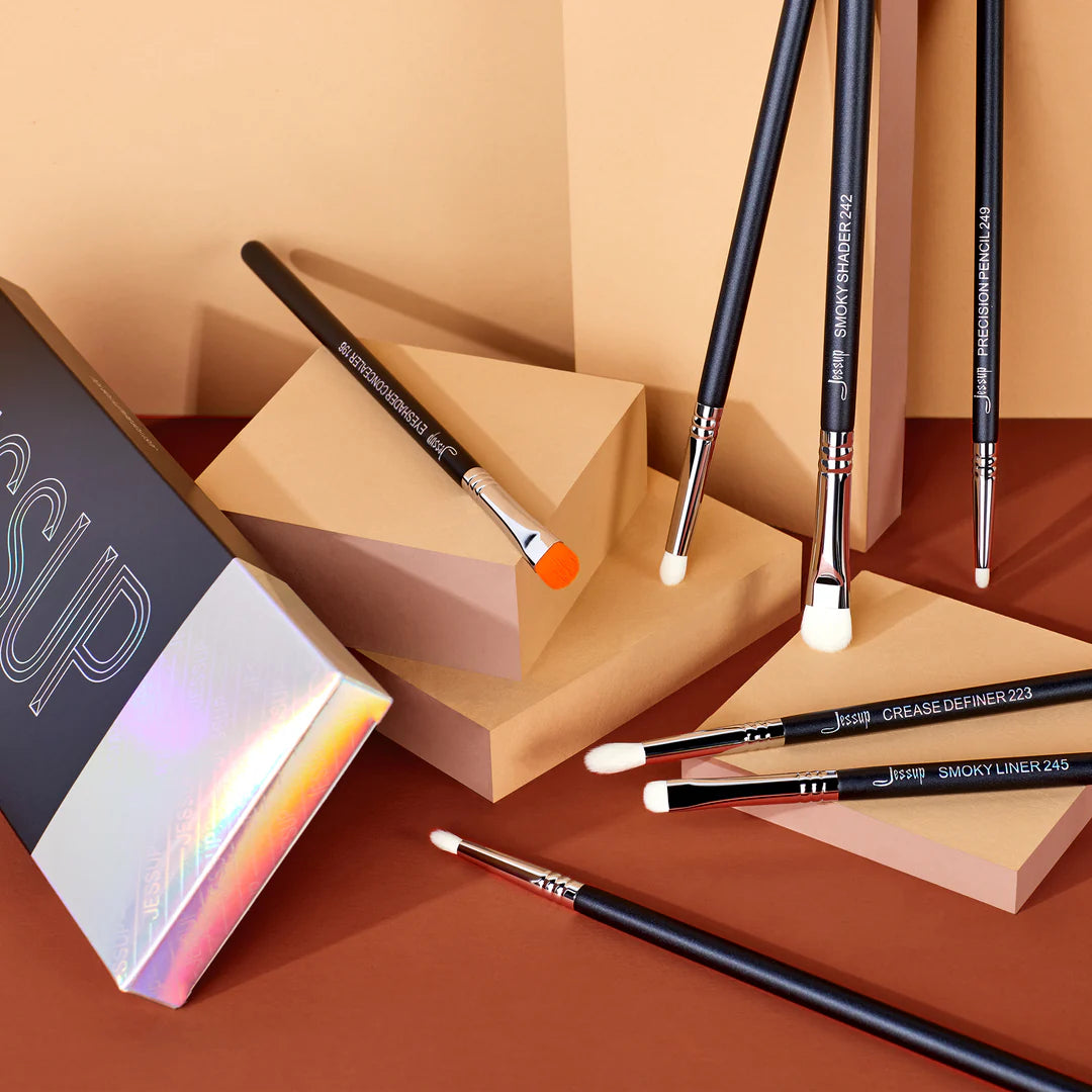 Set 7 Brochas Ojos Profesional T334 - Jessup Beauty