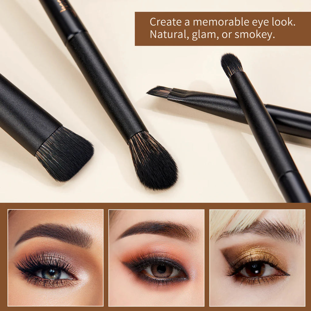 Set 14 Brochas Matte Black T336 - Jessup Beauty