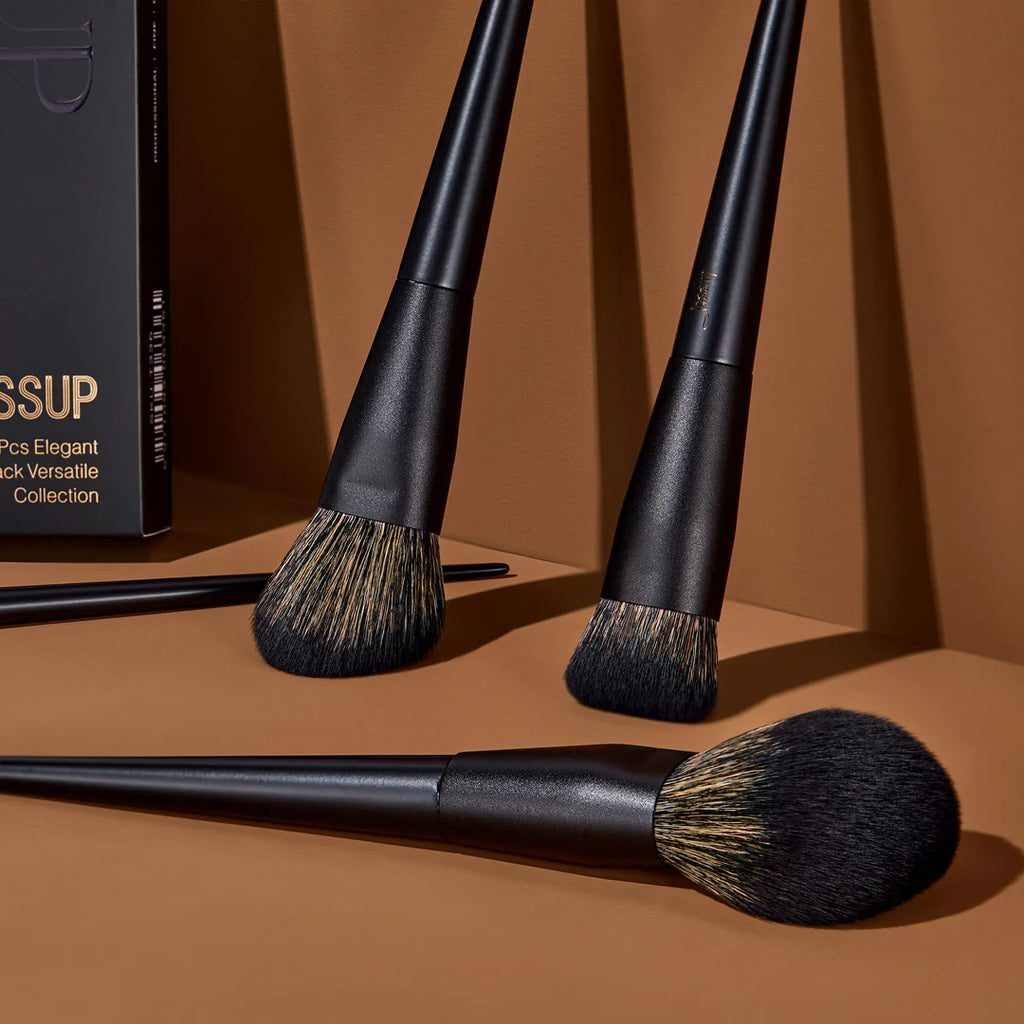 Set 14 Brochas Matte Black T336 - Jessup Beauty
