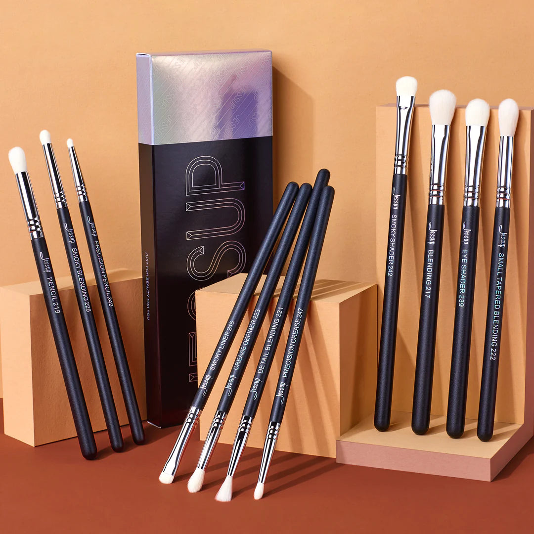 Set 11 Brochas Difuminadoras Profesional T340 - Jessup Beauty