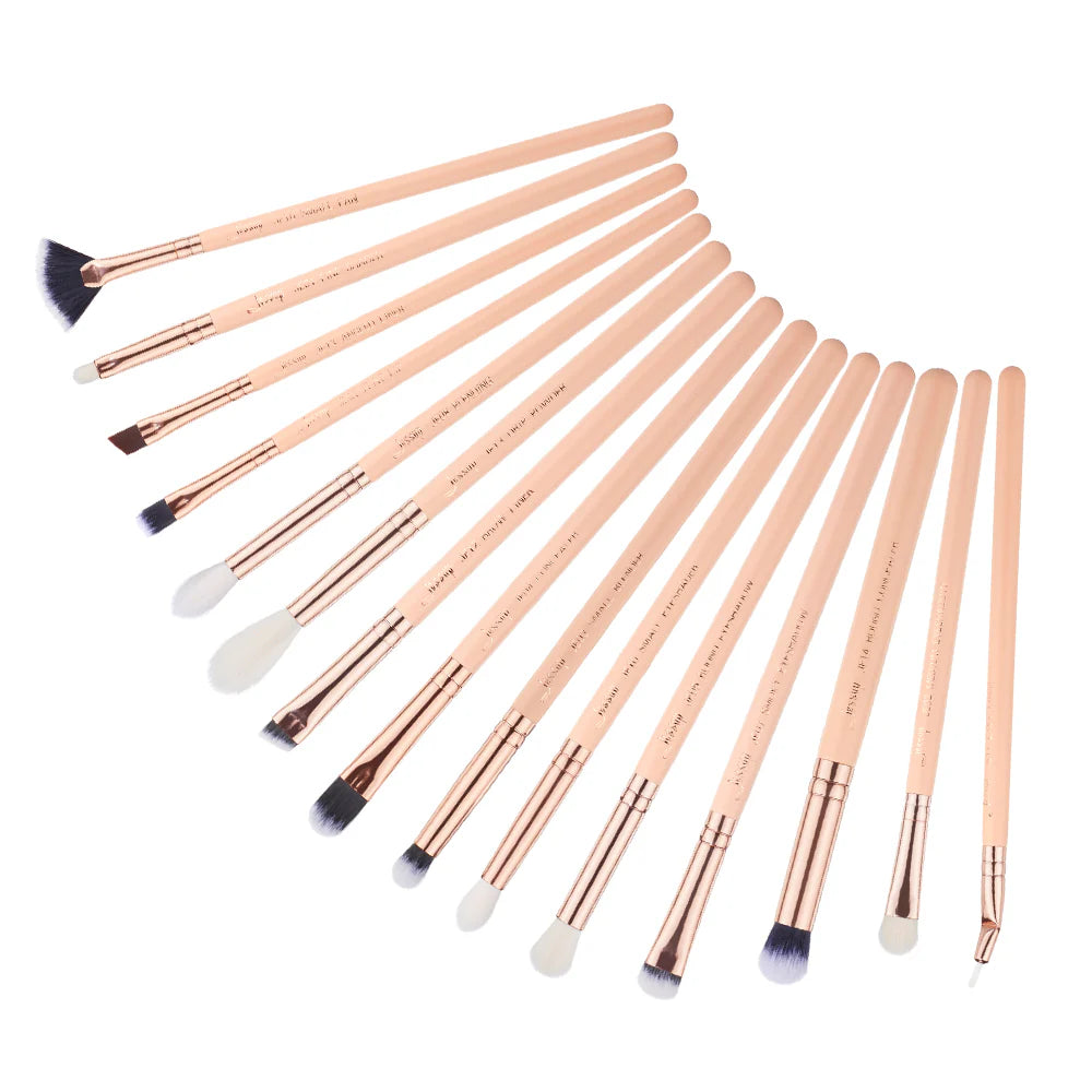 Set 15 Brochas Ojos T447 - Jessup Beauty